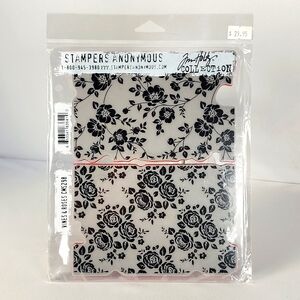 Stampers Anonymous Tim Holtz collection - Vines & Roses (CMS298) NEW stamp set